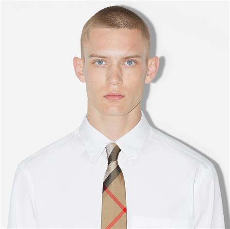 burberry silk tie nova check|Check Silk Tie in Archive beige .